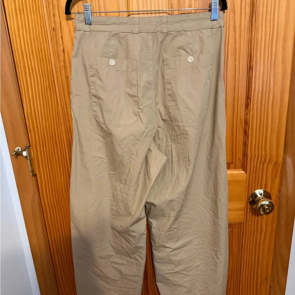 OZMA Poplin Field Pant Size Small Khaki - Picture 2 of 4